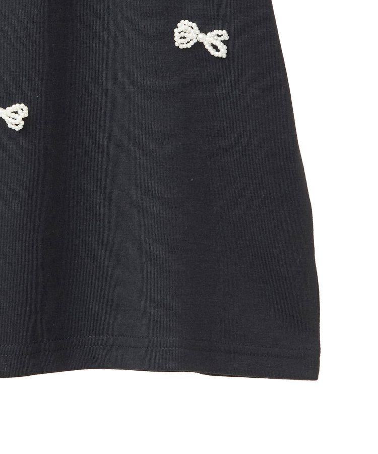 Green Parks「・swing by パールリボンモチーフTEE」|Tシャツ・カットソー|