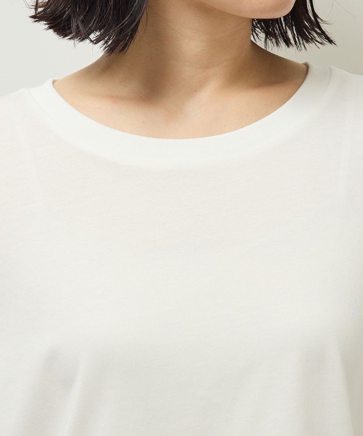 Green Parks「裾ラウンドホワイトインナー」|Tシャツ・カットソー|