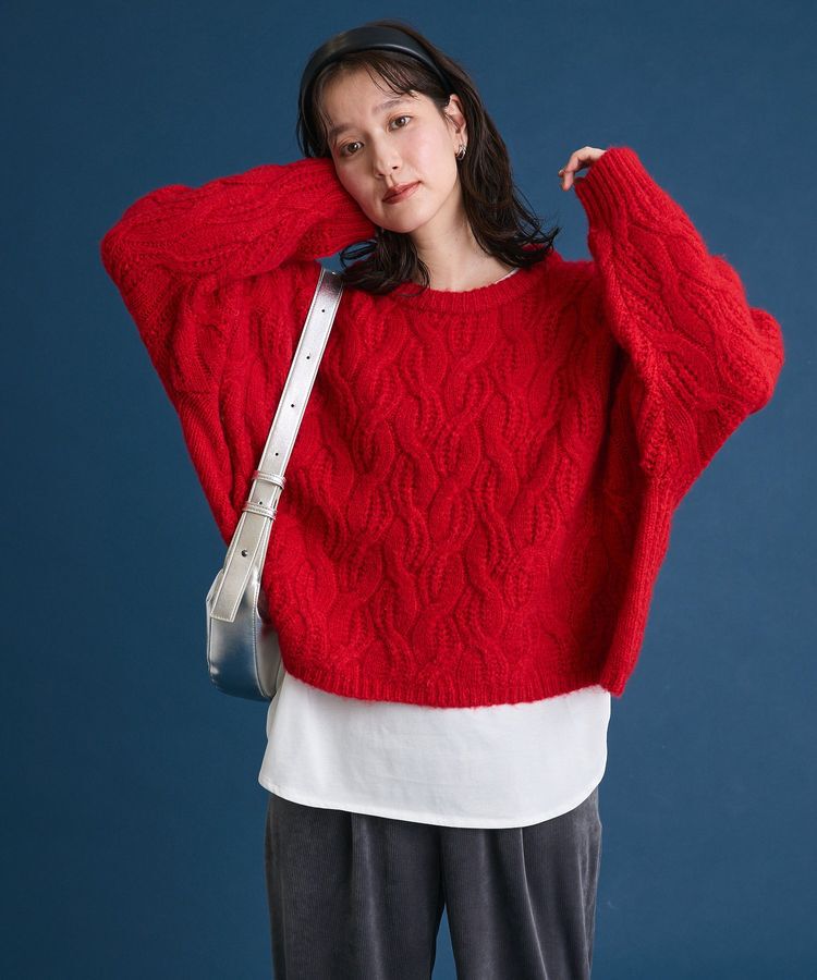 Green Parks「裾ラウンドホワイトインナー」|Tシャツ・カットソー|