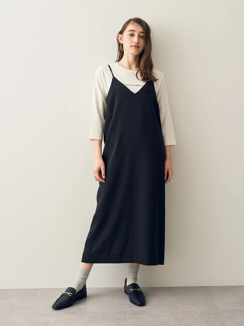 YECCA VECCA「ストレートキャミワンピース」|ワンピース|