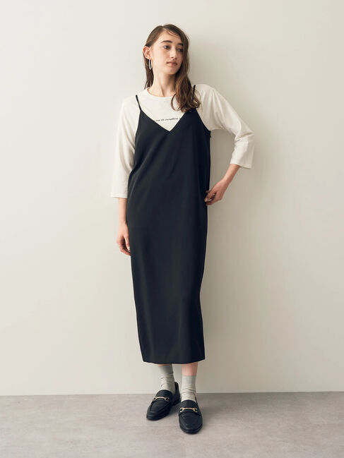YECCA VECCA「ストレートキャミワンピース」|ワンピース|