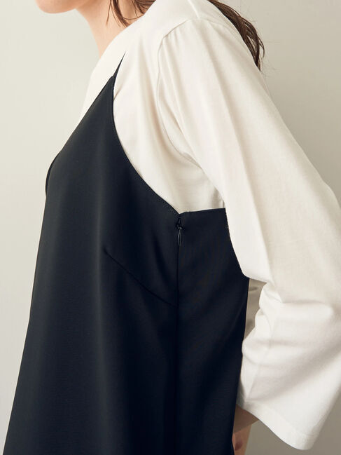 YECCA VECCA「ストレートキャミワンピース」|ワンピース|