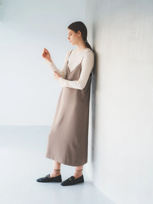 YECCA VECCA「ストレートキャミワンピース」|ワンピース|