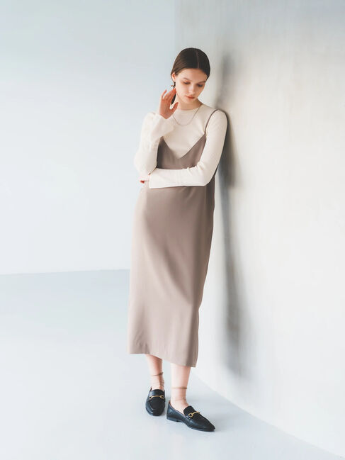 YECCA VECCA「ストレートキャミワンピース」|ワンピース|