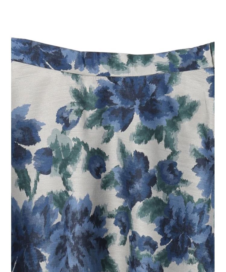 YECCA VECCA「ヴィンテージフラワー柄フレアスカート」|フレア|