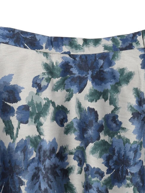 YECCA VECCA「ヴィンテージフラワー柄フレアスカート」|フレア|