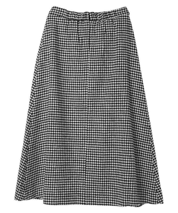 YECCA VECCA「千鳥柄Aラインロングスカート」|スカート|