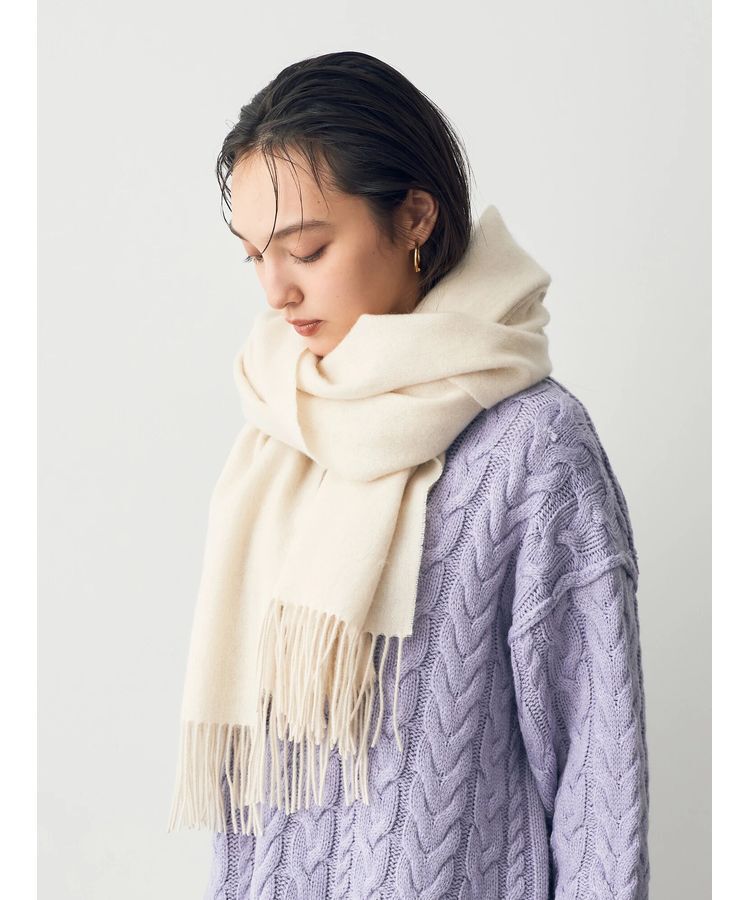 YECCA VECCA「ウォッシャブルウールストール」|ストール|