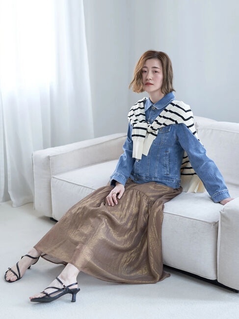 YECCA VECCA「ストレッチGジャン」|テーラードジャケット|