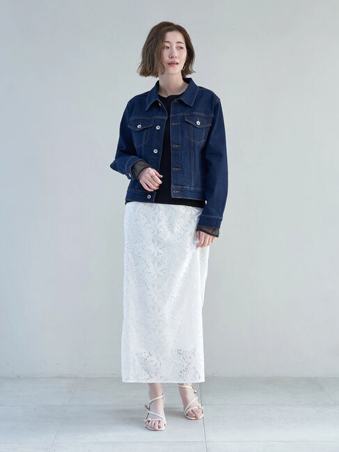 YECCA VECCA「ストレッチGジャン」|テーラードジャケット|