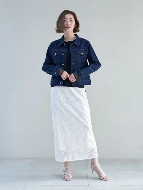 YECCA VECCA「ストレッチGジャン」|テーラードジャケット|