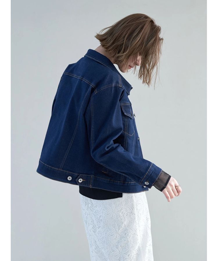 YECCA VECCA「ストレッチGジャン」|テーラードジャケット|