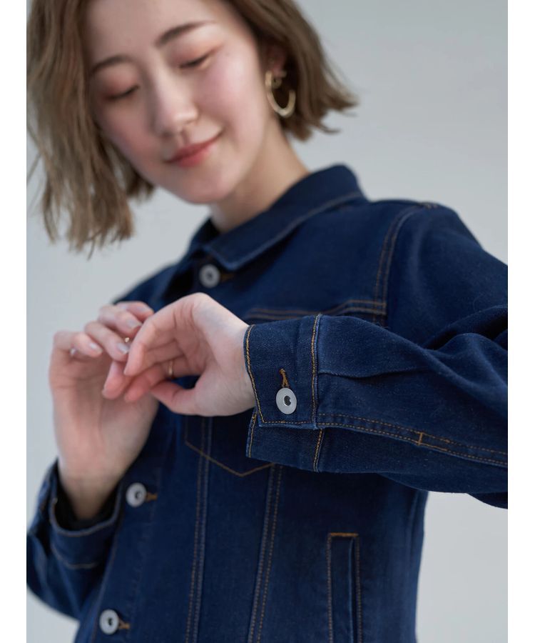 YECCA VECCA「ストレッチGジャン」|テーラードジャケット|