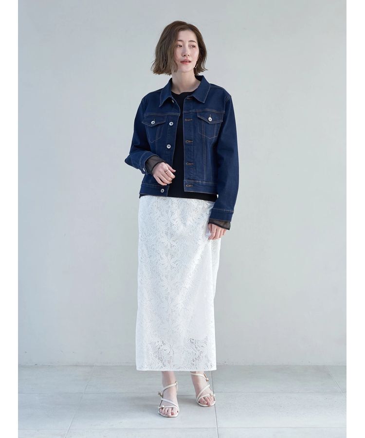 YECCA VECCA「ストレッチGジャン」|テーラードジャケット|