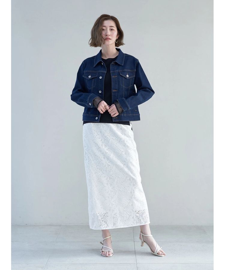 YECCA VECCA「ストレッチGジャン」|テーラードジャケット|