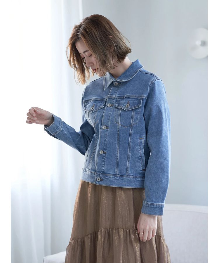 YECCA VECCA「ストレッチGジャン」|テーラードジャケット|