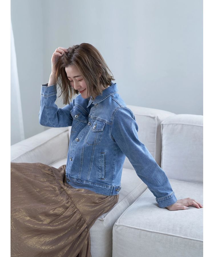 YECCA VECCA「ストレッチGジャン」|テーラードジャケット|