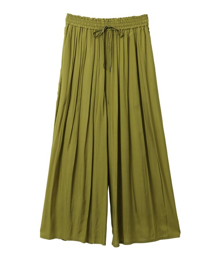 YECCA VECCA「シルキータックワイドパンツ」|その他|