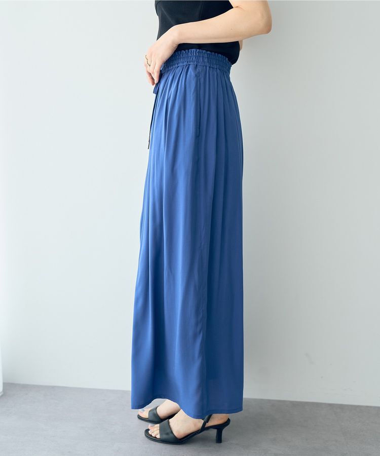 YECCA VECCA「シルキータックワイドパンツ」|その他|