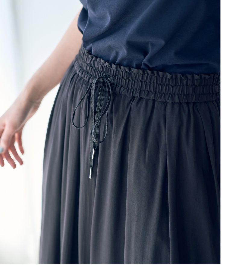 YECCA VECCA「シルキータックワイドパンツ」|その他|