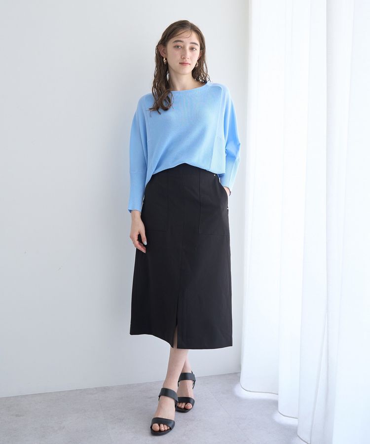 YECCA VECCA「リブMIXドルマンニット」|ニット・セーター|