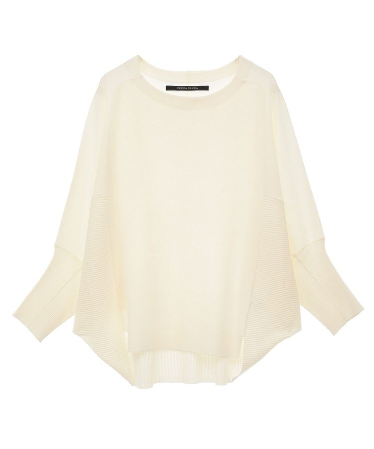 YECCA VECCA「リブMIXドルマンニット」|ニット・セーター|