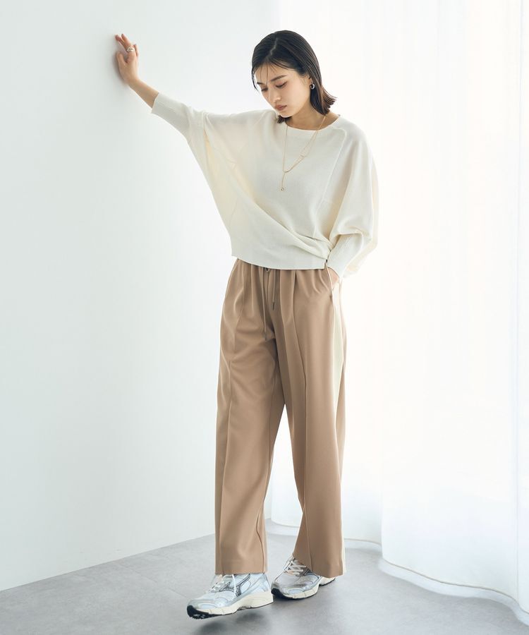 YECCA VECCA「リブMIXドルマンニット」|ニット・セーター|