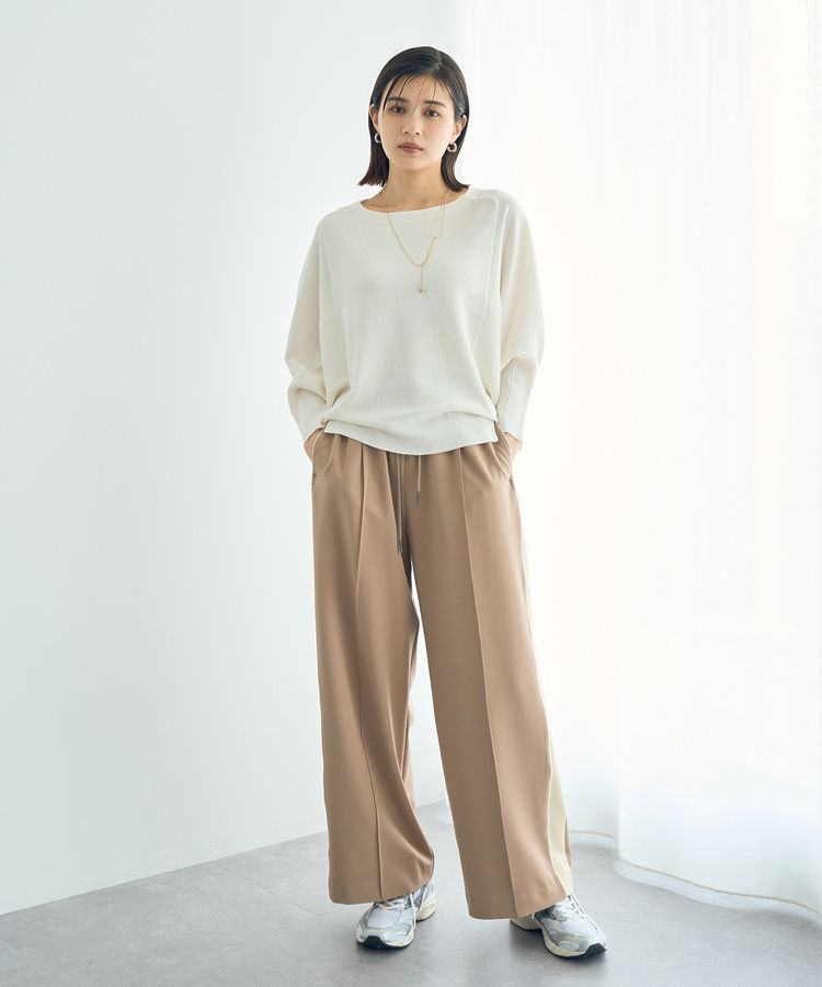 YECCA VECCA「リブMIXドルマンニット」|ニット・セーター|