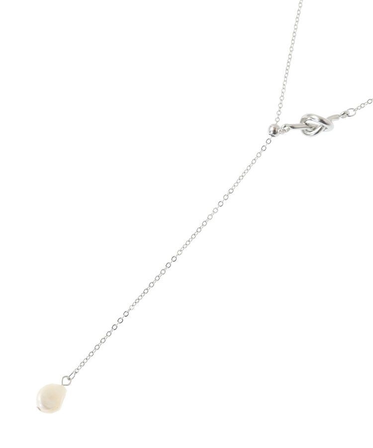 YECCA VECCA「淡水パールスライドラリエット」|ネックレス|