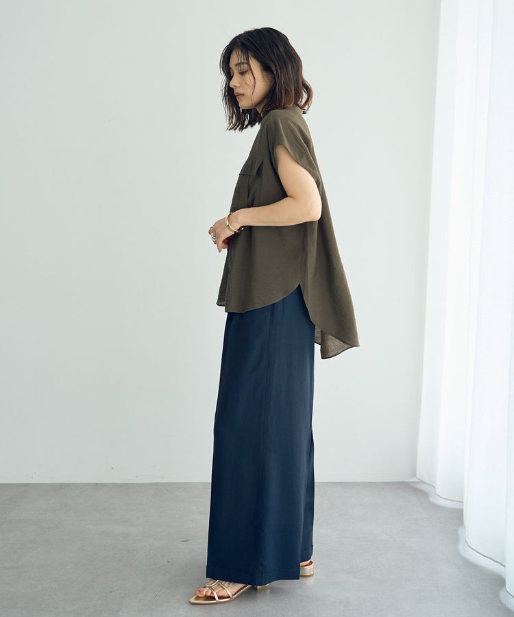 YECCA VECCA「ワークデザインスキッパーシャツ」|シャツ・ブラウス|