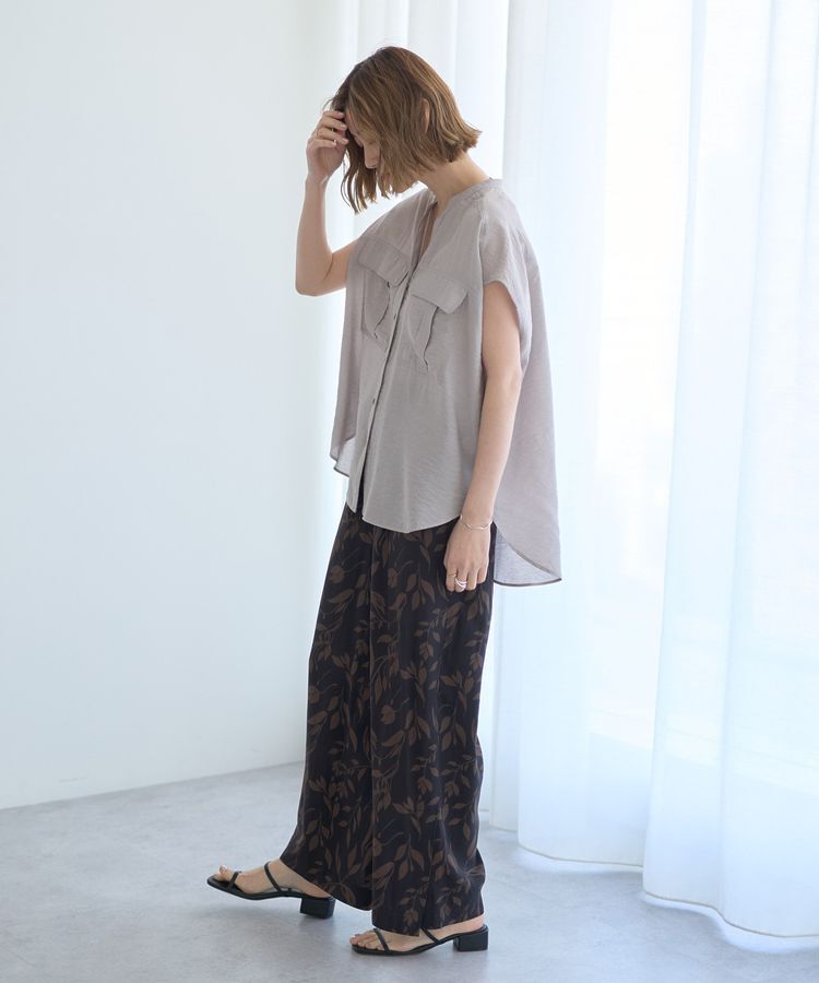 YECCA VECCA「ワークデザインスキッパーシャツ」|シャツ・ブラウス|