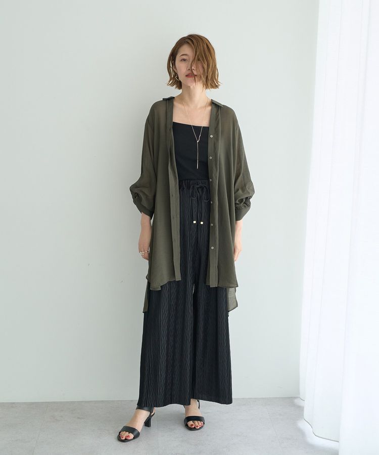 YECCA VECCA「MIXプリーツパンツ」|その他|