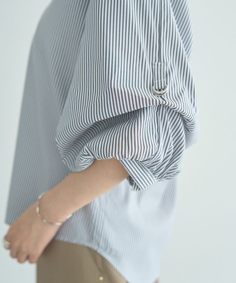 YECCA VECCA「2wayボリューム袖スキッパーブラウス」|シャツ・ブラウス|