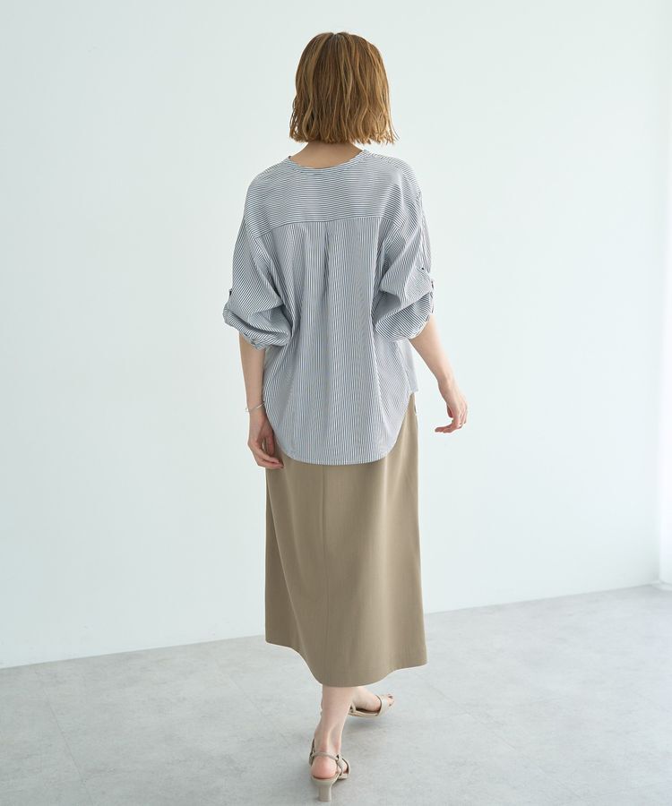 YECCA VECCA「2wayボリューム袖スキッパーブラウス」|シャツ・ブラウス|