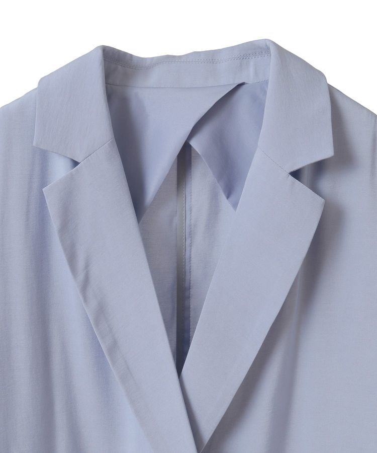 YECCA VECCA「【接触冷感】COOLシャツテーラードジャケット」|テーラードジャケット|