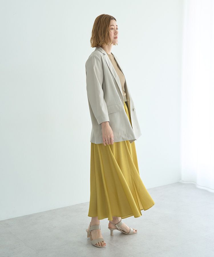 YECCA VECCA「【接触冷感】COOLシャツテーラードジャケット」|テーラードジャケット|