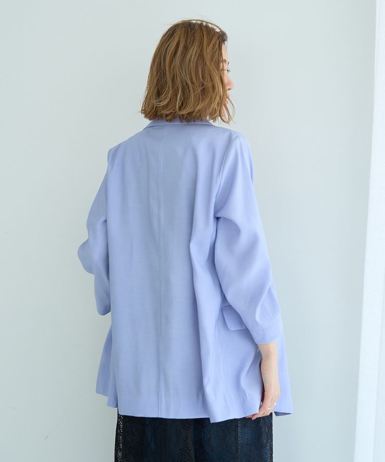 YECCA VECCA「【接触冷感】COOLシャツテーラードジャケット」|テーラードジャケット|