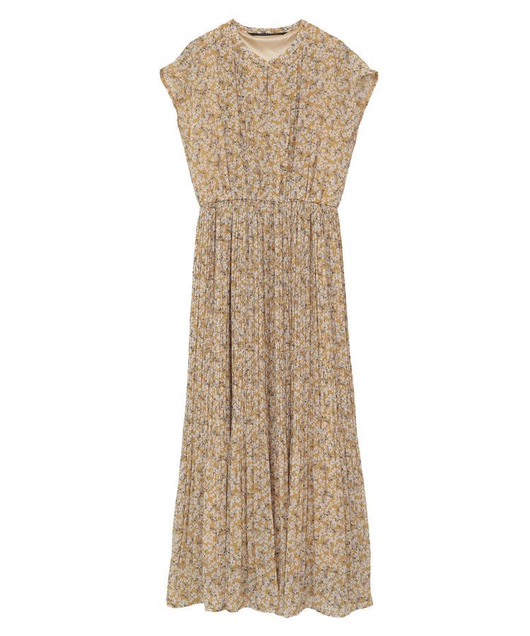 YECCA VECCA「小花柄プリーツワンピース」|ワンピース|