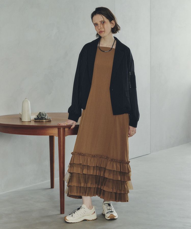 Editt by YECCA VECCA「ラッフルキャミワンピース」|ワンピース|