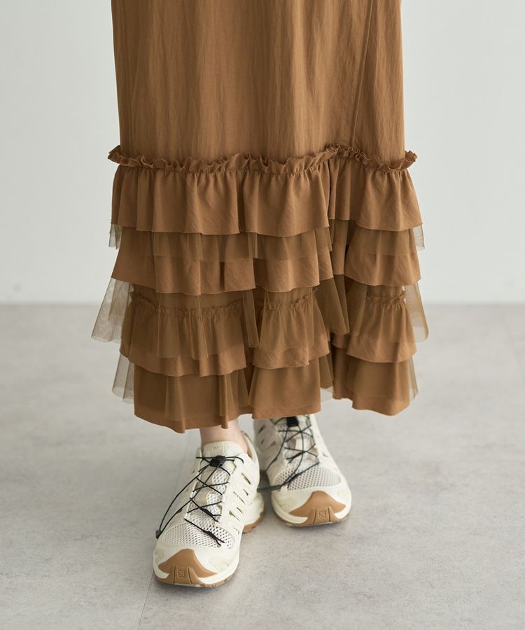 Editt by YECCA VECCA「ラッフルキャミワンピース」|ワンピース|