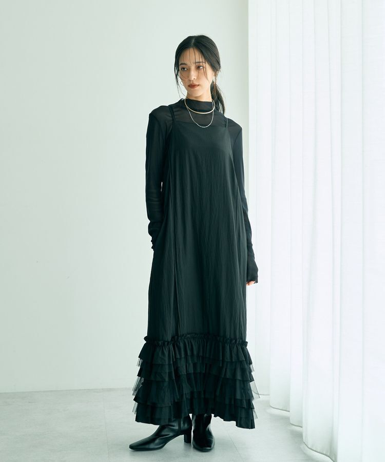 Editt by YECCA VECCA「ラッフルキャミワンピース」|ワンピース|