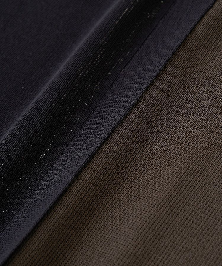 YECCA VECCA「メッシュ編みレイヤードニット」|ニット・セーター|