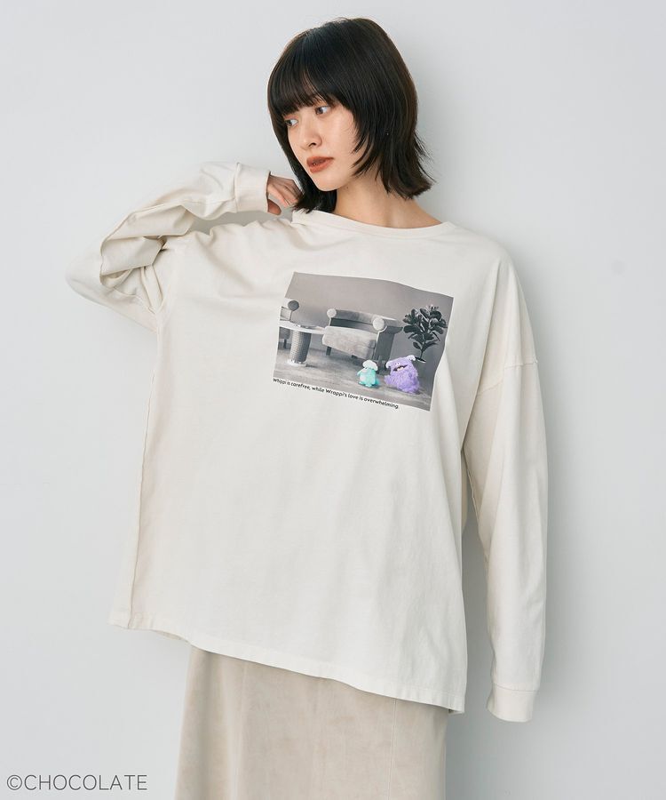 YECCA VECCA「【Whippi&Wrappi】プリントロンTee②」|Tシャツ・カットソー|