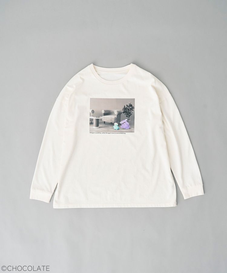 YECCA VECCA「【Whippi&Wrappi】プリントロンTee②」|Tシャツ・カットソー|