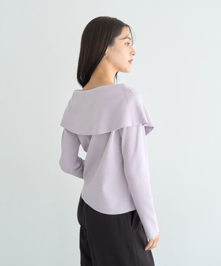 YECCA VECCA「2wayオフショルカラーカーディガン」|カーディガン|