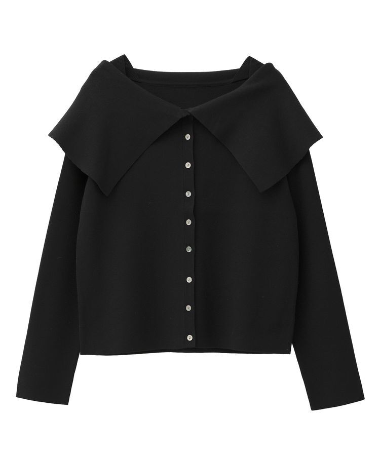 YECCA VECCA「2wayオフショルカラーカーディガン」|カーディガン|