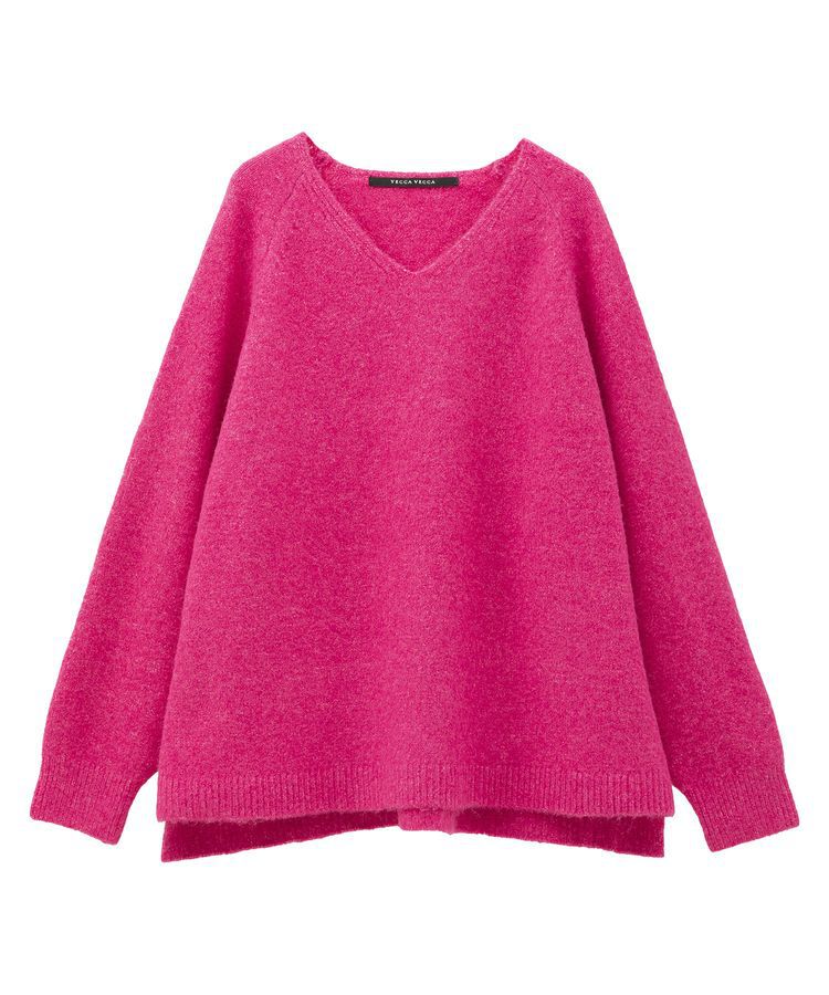 YECCA VECCA「Vネックルーズニット」|ニット・セーター|