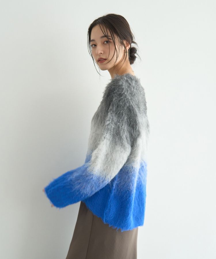 YECCA VECCA「グラデーションシャギーニット」|ニット・セーター|