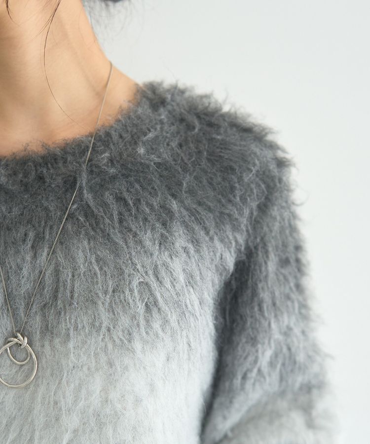 YECCA VECCA「グラデーションシャギーニット」|ニット・セーター|