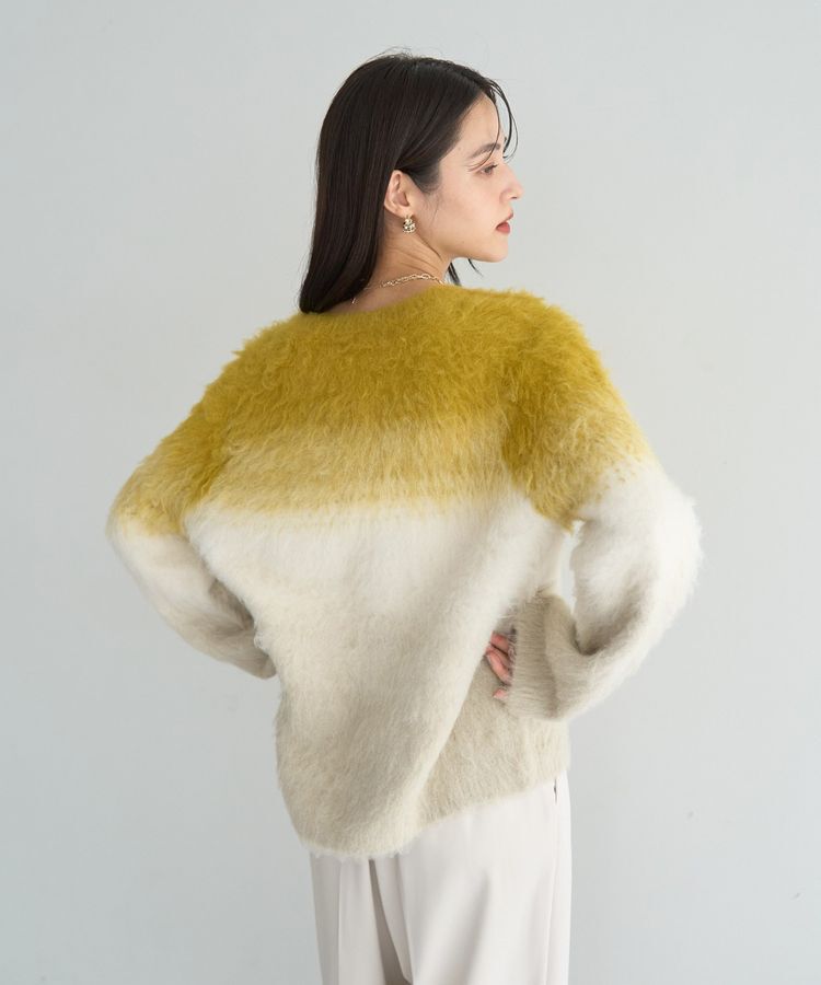 YECCA VECCA「グラデーションシャギーニット」|ニット・セーター|